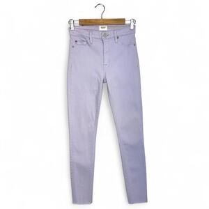 Hudson Women's High Waist Barbara Super Skinny Jeans Size 26 Lavender Purple